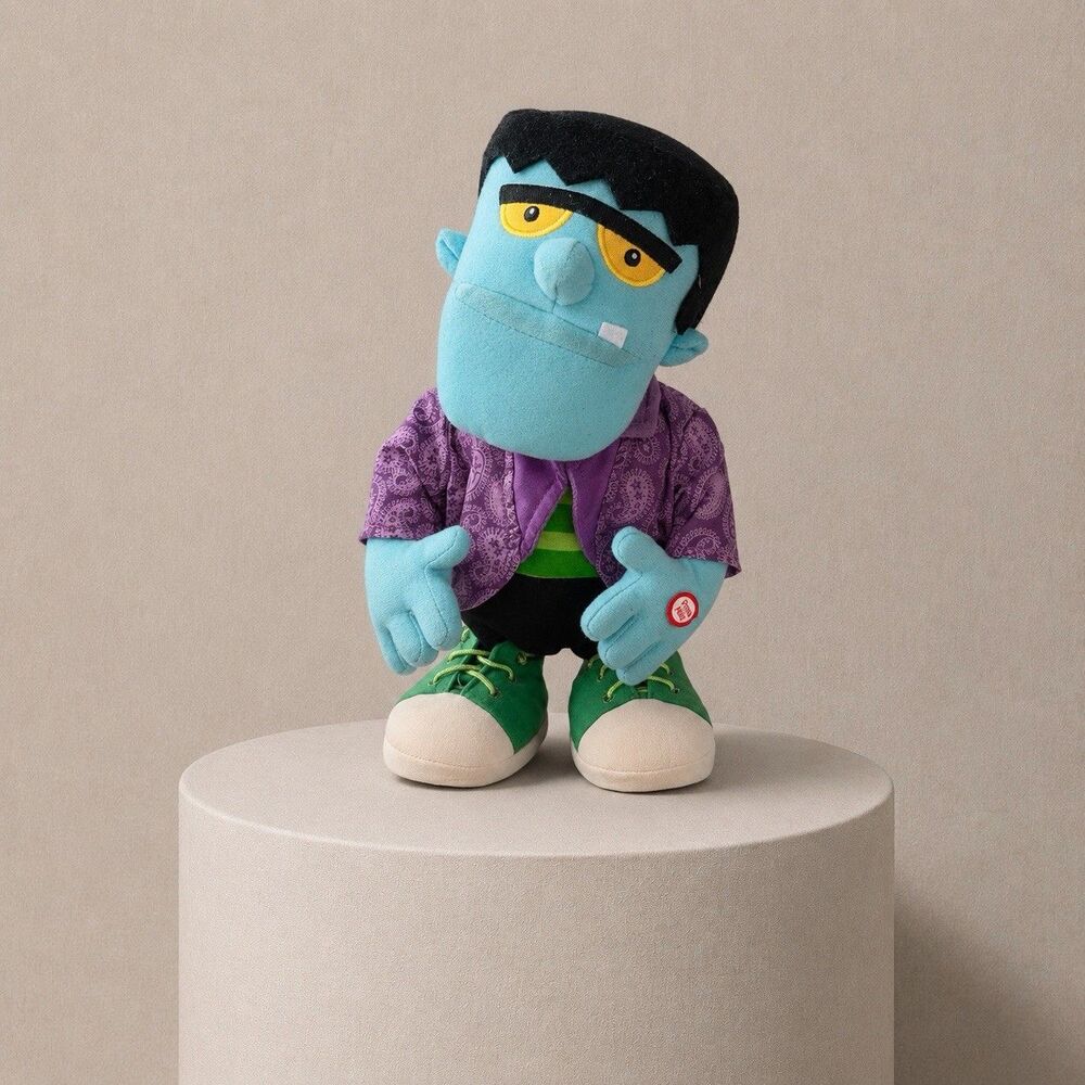 Hallmark Frankenstein Animated Dancing Halloween Monster Plush Collectible Toy